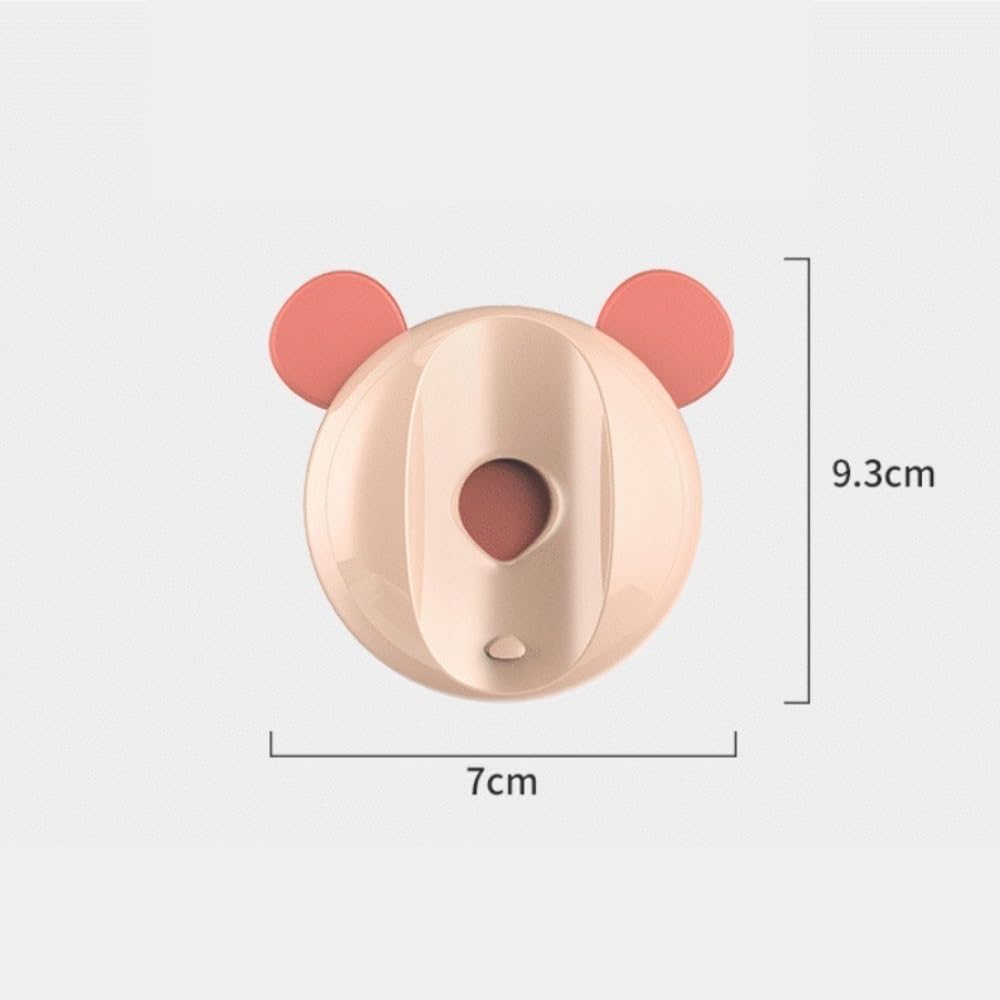 Baño Porta Soporte Magnético For Cepillo De Dientes Eléctrico, Sin Necesidad Perforación, Montado En La Pared Cepillos Accesorios(Pink)