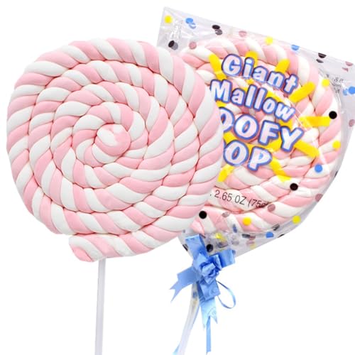 WSYLS guimauve marshmallow Barbe à Papa en Forme de Sucette - Une Gourmandise Unique pour Tous les Âges