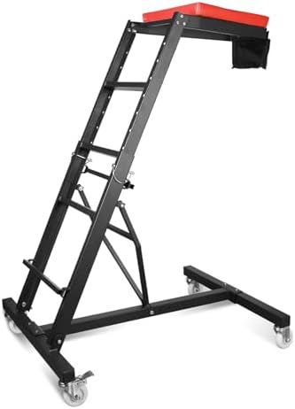 Jack Boss Topside Creeper for Trucks, 48"-64" Engine Creeper, 400 LBS Capacity High Top Creeper, 4 Swivel Caster Wheels,Heavy Duty Foldable Creeper for Home Garage,Auto Repair and Maintaince