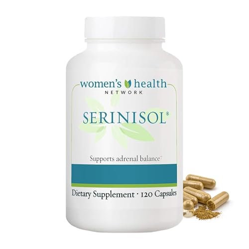 Women's Health Network Serinisol, Cortisol Supplements for Women, Cortisol Reducer for Women with Phosphatidylserine, 120 Capsules