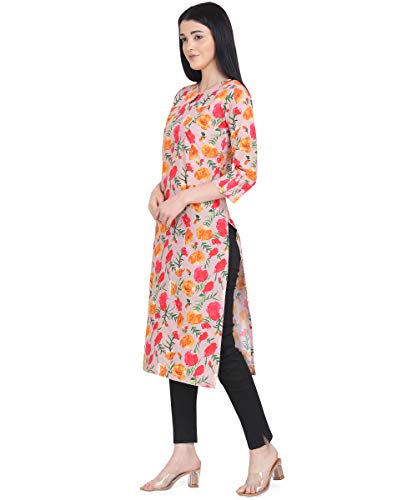 Image of LookMark Women's Crepe Regular Kurta