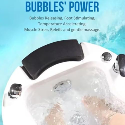 Spa portátil para pies de acrílico con masaje miniatura 7