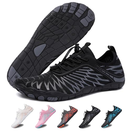 Image of Hike Barefoot Shoes Women Men Pro Water Footwear Wide Toe Box Non-Slip Unisex Athletic Outdoor Running Shoes