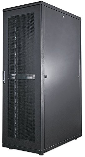 Preisvergleich Produktbild kab24® Netzwerkschrank Serverschrank Wandhehäuse Netzwerk Wandschrank Wandverteiler SOHO Schrank schwarz 19 Zoll 42 HE H:205,7 x B:80 x T:100cm