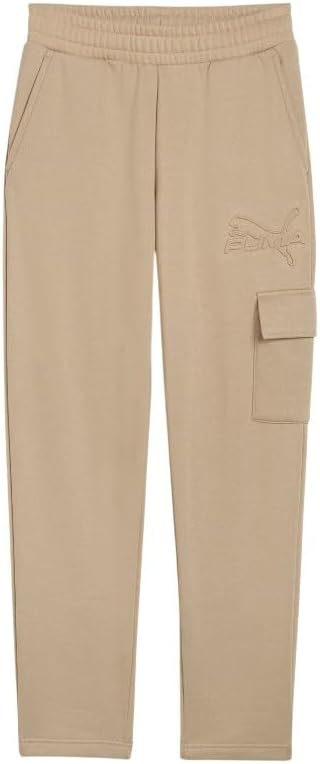 PUMA Mens Essentials Embossed Cargo Pants Casual - Beige
