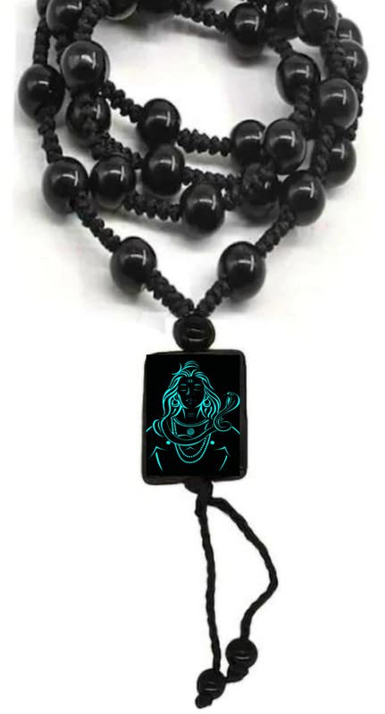 dynamic retail global Shiva Mahakal Locket Pendant Necklace Chain Mahadev Shankar Bholenath GX872-picture-2