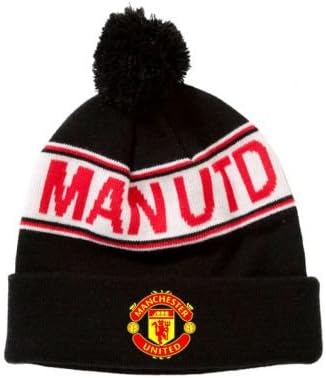Man Utd Crest Bobble Ski Hat