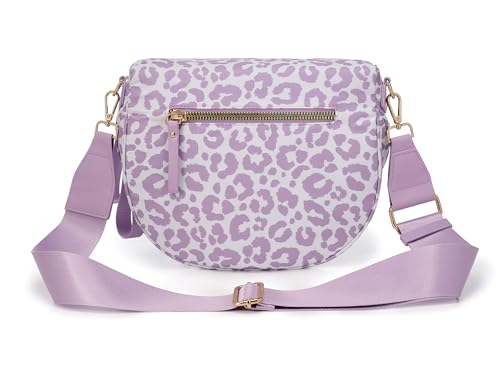 Image of FEIBOON Spacious Nylon Crossbody Bag Bum Bag Handbags Wallets Purses Trendy Shoulder Bag for Women