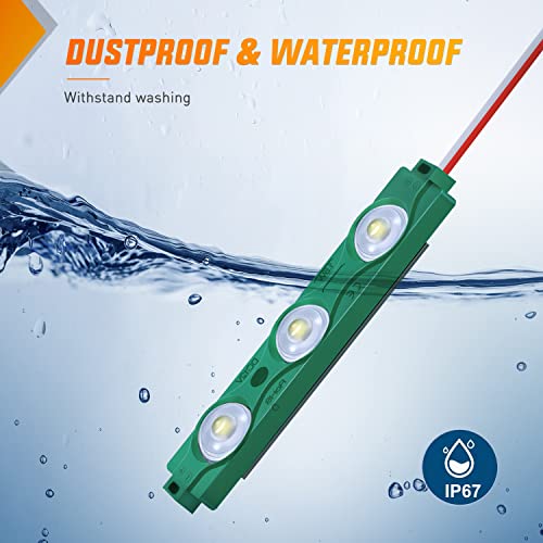 Image of Nilight TR-117-H 8PCS Truck Pickup Bed Light 24LED Green Cargo Rock Lighting Kits with Switch for Van Off-Road Under Car Side Marker Foot Wells Rail, 2 Years Warranty