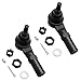 Detroit Axle - RWD Front End 12pc Suspension Kit for 2002-2005 Dodge Ram 1500, 2 Upper Control Arms w/Ball Joints 2 Lower Ball Joints 4 Tie Rods 2 Sway Bars 2 Boots 2002 2003 2004 2005 Replacement
