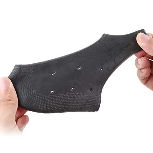 Image of Gel Heel Protectors for Men Women, Heel Pads Cushion, Plantar Fasciitis Inserts, Gel Guard Moisturizing Relief for Blister, Cracked Foot, Spurs Soft Cushion Support Protective Insert Sleeve(2Pairs)
