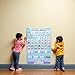 Morning Board Calendar for Toddlers - Preschool Learning Wall Chart for Classroom & Homeschool | Interactive Educational Calendar with Pockets for Weather, Days of The Week, Seasons (Light Blue)