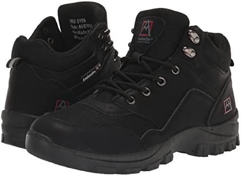 Avalanche Men's Hiking Boots Outdoors Lightweight Breathable Trekking Shoes Black | Image 6