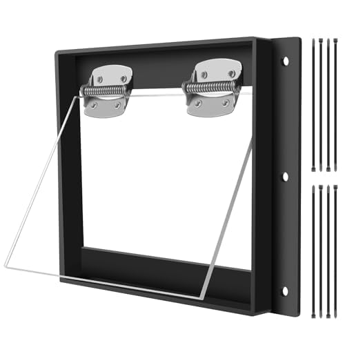 Raccoon One Way Door – Large Size, Humane, Contactless Animal Excluder Trap – Raccoon One Way Eviction Door, Easy to Install & Weather-Resistant, Ideal for Squirrels, Skunks, Possums