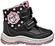 Geox Jungen Mädchen B FLANFIL Girl B ABX Snow Boot, Black/Old Rose, 27 EU