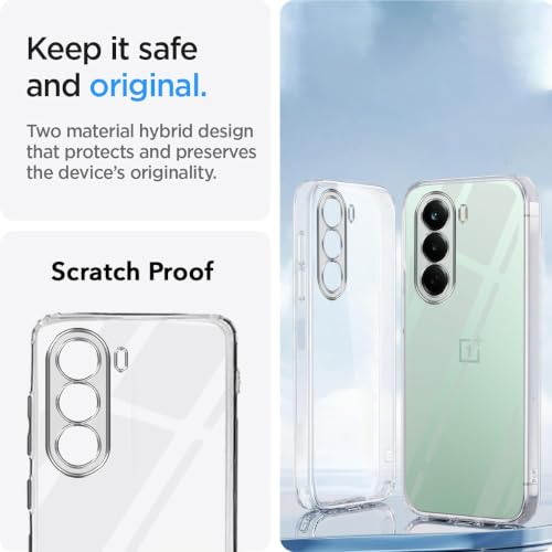 Image of Jkobi Silicone Back Cover Case for OnePlus Nord CE 6 Lite (Clear Shockproof Case with Camera Protection | Soft and Flexible | Transparent)