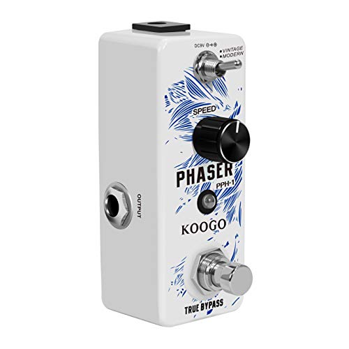 Koogo Guitar Analog Phaser Pedal Vintage/Modern Modes Mini Size #TOP2