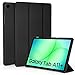 EasyAcc Hülle für Samsung Galaxy Tab A11+ Plus/ A9+ 11 Zoll 2025, Ultradünne PU Leder Schutzhülle mit Standfunktion und Auto Sleep/Wake, Schwarz