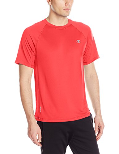 Champion Men's Powertrain Tee, Scarlet, Medium