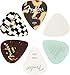 Fender Material Medley Guitar Picks 351 Shape, Multi-Color, Thin, 6-Pack