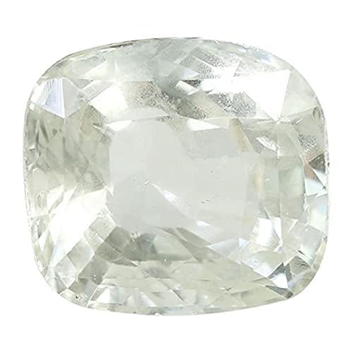 Saphir Blanc Véritable 3,25 Ratti pour bijoux de mariage d'exception