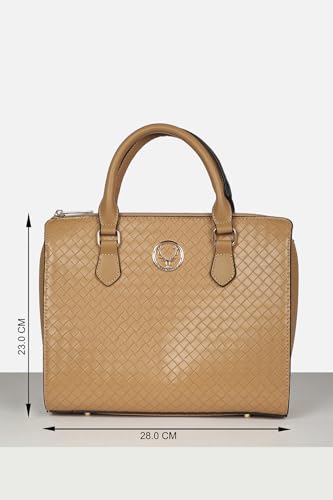 Image of Allen Solly Women's Medium Shoulder & Crossbody Bag | PU Leather | Soft Touch | Detachable Sling | College & Daily Carry