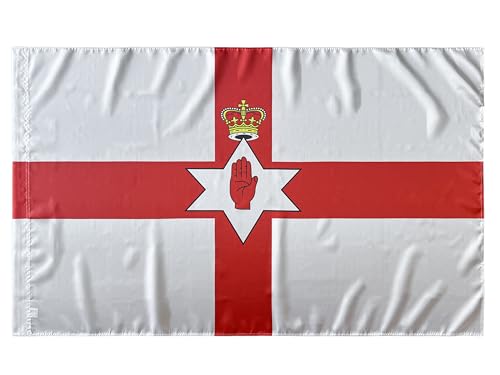 Durabol Bandera Irlanda del Norte 150 x 90 cm Satén