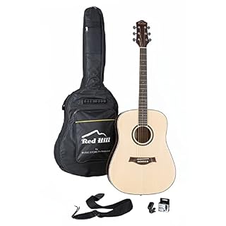 Red Hill WGS-1 NT Starter Kit – Guitare Acoustique - Les Beatles, Paul McCartney, John Lennon, RIngo Starr, George Harrison