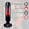 Punching-Bag-for-Kids-Locsee-Inflatable-Freestanding-Bop-Bag-for-Adults-Kids-Fitness-Boxing-Target-Bag-with-Stand-Training-Kickboxing-Equipment-63-inch Punching Bag for Kids, Locsee Inflatable Freestanding Bop Bag for Adults Kids Fitness Boxing Target Bag with Stand Training Kickboxing Equipment (63 inch)