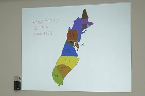 Miniatura 7 de Elite Screens Serie Insta-DE, 84 pulgadas Diag. 4:3, Active 3D y 4K Ultra HD Ready, marcador de borrado en seco para revestimiento de pared,