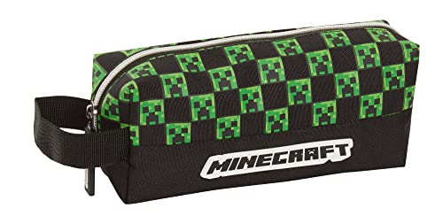 Minecraft Trousse à Crayons Adultes Enfants Grande capacité Creeper Accessoire de Jeu Gamer Trousse de Toilette