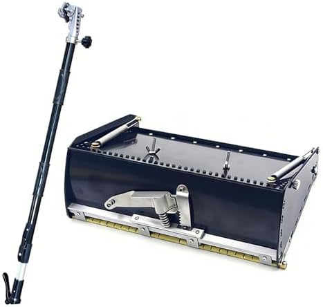 8in Flat Box Putty Scraper Tool - Professional Drywall Finishing Tool for Wallboard, Ideal for DIY Enthusiasts and Contractors, Durable and Efficient Putty Application