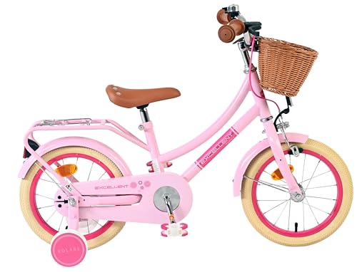 Vélo 14 pouces rose Volare Excellent avec panier pré-assemblé à 85% - 2
