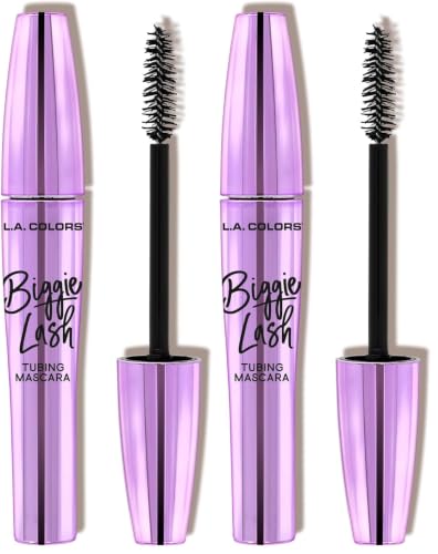 Image of L.A. COLORS Biggie Lash Tubing Mascara, Black CBMS812 (Pack of 2)