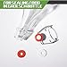 Litorange Grolsch Gaskets Silicone Seals - For Swing Top Bottles-40 Pack Combo Pack Clear, Made from Soft Silicone (Not Rubber, Better Sealing Than Rubber)