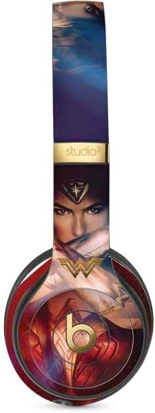 Skinit Decal Audio Skin Compatible with Studio Wireless 3 - Officially Licensed DC Comics Wonder Woman Vintage Profile Design