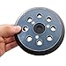 MDXing Orbital Sander Replacement Pad 5 inch 8 dust Holes Three Screw Holes Spaced 1.26inch Throwing Disc Sticky Tray Sandpaper Machine Chassis Sanding Tray Replacement Pad Sander Pad