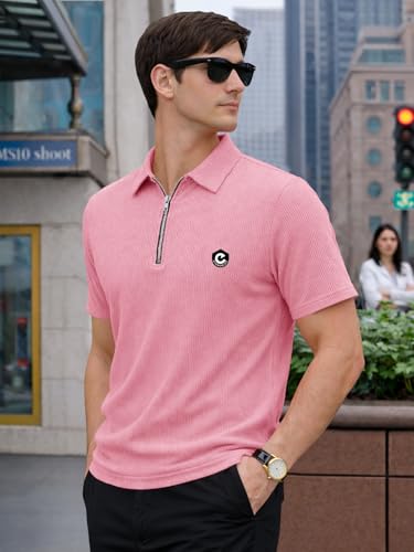 Image of Noble Monk Men's Regular Fit Polo T Shirt |Half Sleeves |Collar Tshirts | Casual T-Shirt
