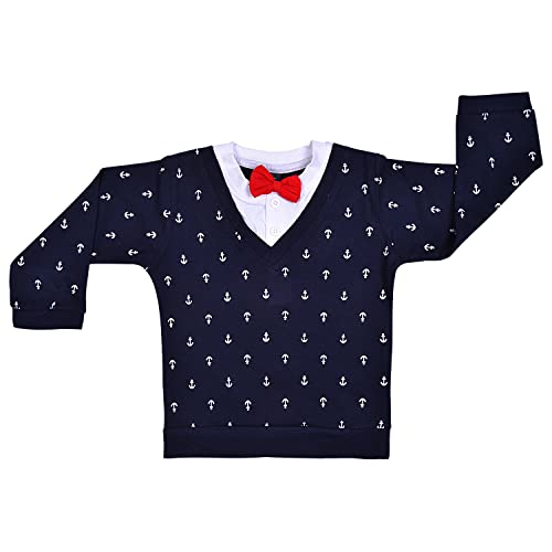 Image of Wish Karo Cotton Clothing Sets For Baby Boys-(bt76nw)