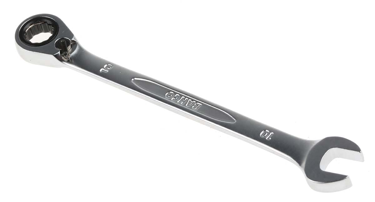 Llaves Combinadas De Carraca MéTricas Con Acabado Cromado - Ref: 1RM-10 - Unid: 1-image