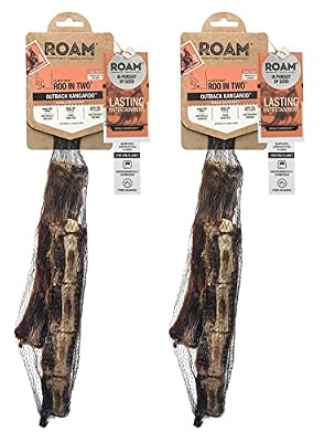 ROAM Pet Treats Outback Kangaroo Split Tail Dog Chew (Pack of 2) – Single Ingredient, All Natural, Grain-Free, & Gluten-Free Dog Treats