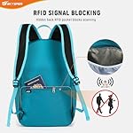 SKYSPER Small Hiking Backpack for Men Women 20L RFID Packable Daypack Ultralight Foldable Back Pack Lightweight Collapsible Travel Day Pack - Image 2