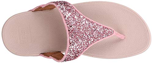 Image of FitFlop Lulu Multi-Tonal Glitter Toe Post Sandals