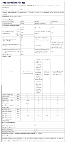 Réfrigérateur 2 portes HAIER FRI Pose libre - vue 10