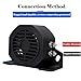BAIEASY Truck Back-up Alarm, 2Pcs of Waterproof Industrial Heavy-Duty 110dB 12V/24V Backup Beepers: Reliable Car Reverse Horns for Enhanced Safety