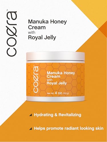 Coera Manuka Honey Cream | with Royal Jelly | 4oz | Hydrating Moisturizer for Face & Skin | Free of Parabens, SLS, & Fragrances | Packaging May Vary - Image 6