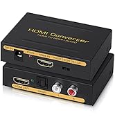 avedio links 4K@60Hz HDMI Audio Extractor Converter, HDMI to HDMI + Audio ( SPDIF + RCA L/R Stere...