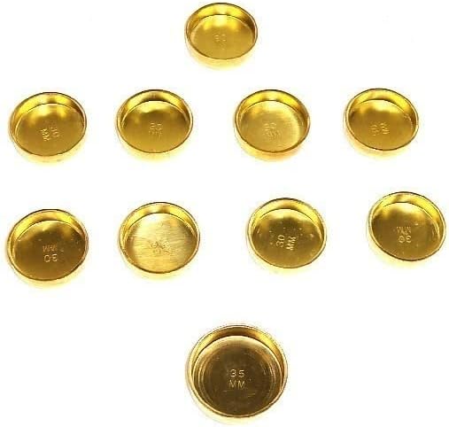 DNJ Freeze Plug Set (Brass) FPS425 For 93-03 Mazda, Ford/Protege, Protege5, 626, Probe, MX-6 2.0L L4 DOHC Naturally Aspirated, Turbocharged designation -