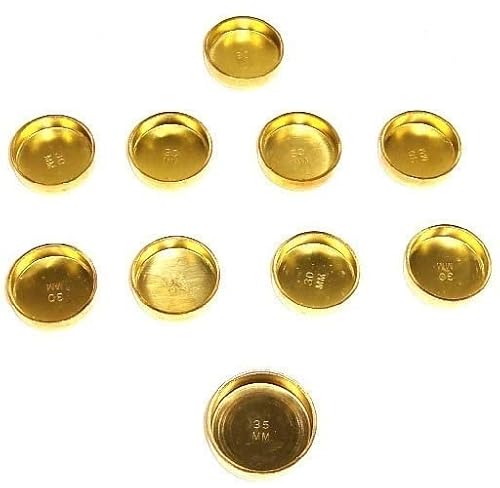 DNJ Freeze Plug Set (Brass) FPS425 For 93-03 Mazda, Ford/Protege, Protege5, 626, Probe, MX-6 2.0L L4 DOHC Naturally Aspirated, Turbocharged designation -