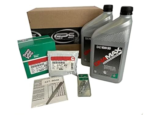GPS GENERATOR PARTS SPECIALIST Tune Up Kit for Onan RV Generator Model KY 4000 with ONAMAX 15W40 oil for use with Spec A - N